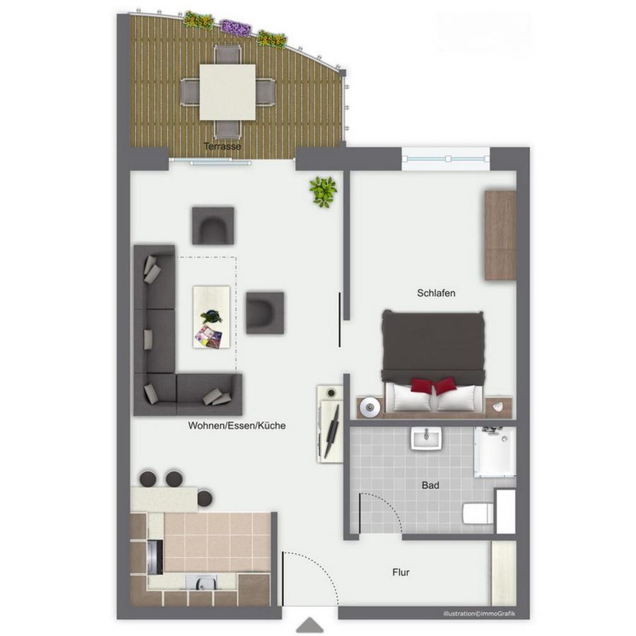 Hanse-Hof Wohnung 05 博尔滕哈根 外观 照片